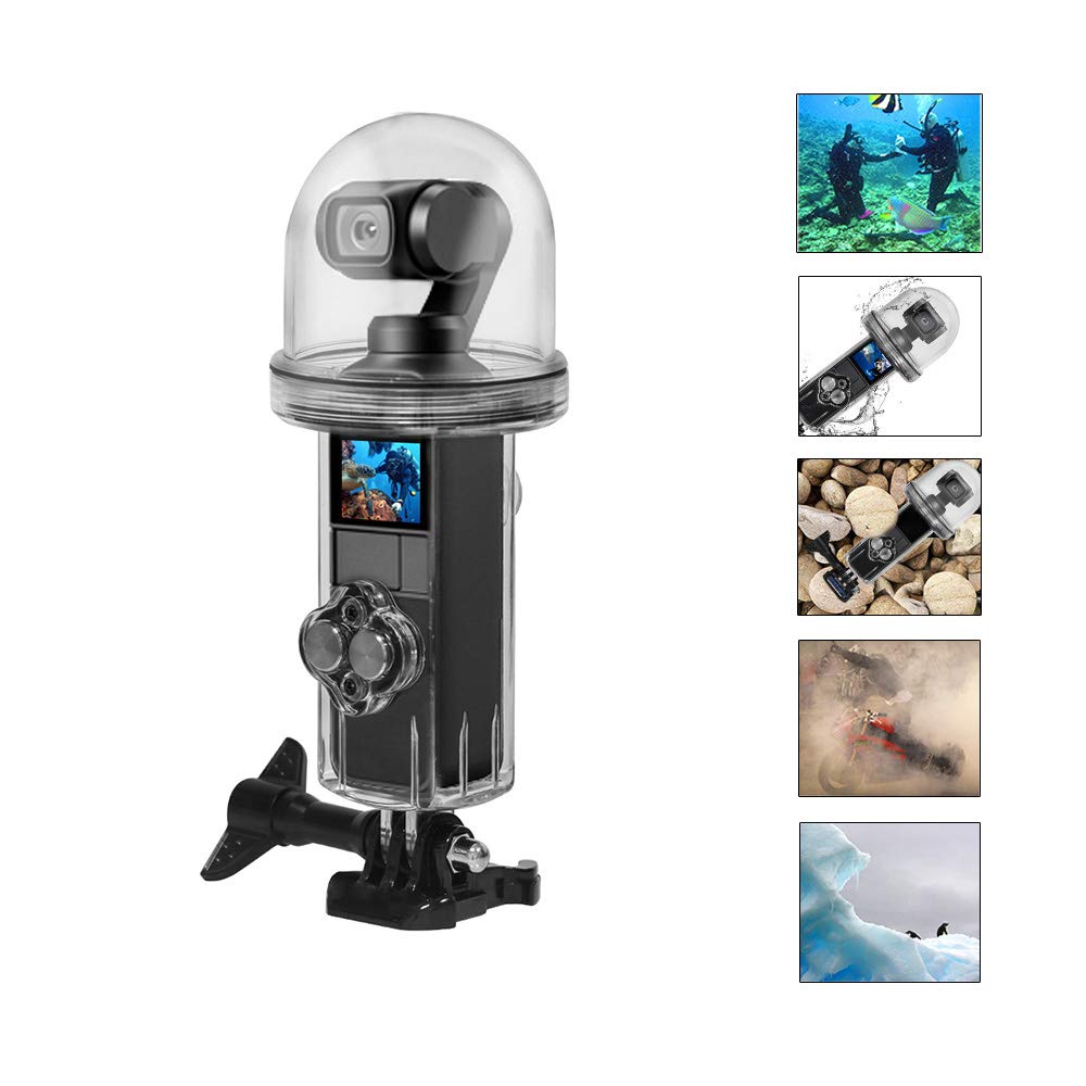 sous-Marin Imperméable Logement Cas Coquille Plongée Cage 60M pour Osmo Pocket
