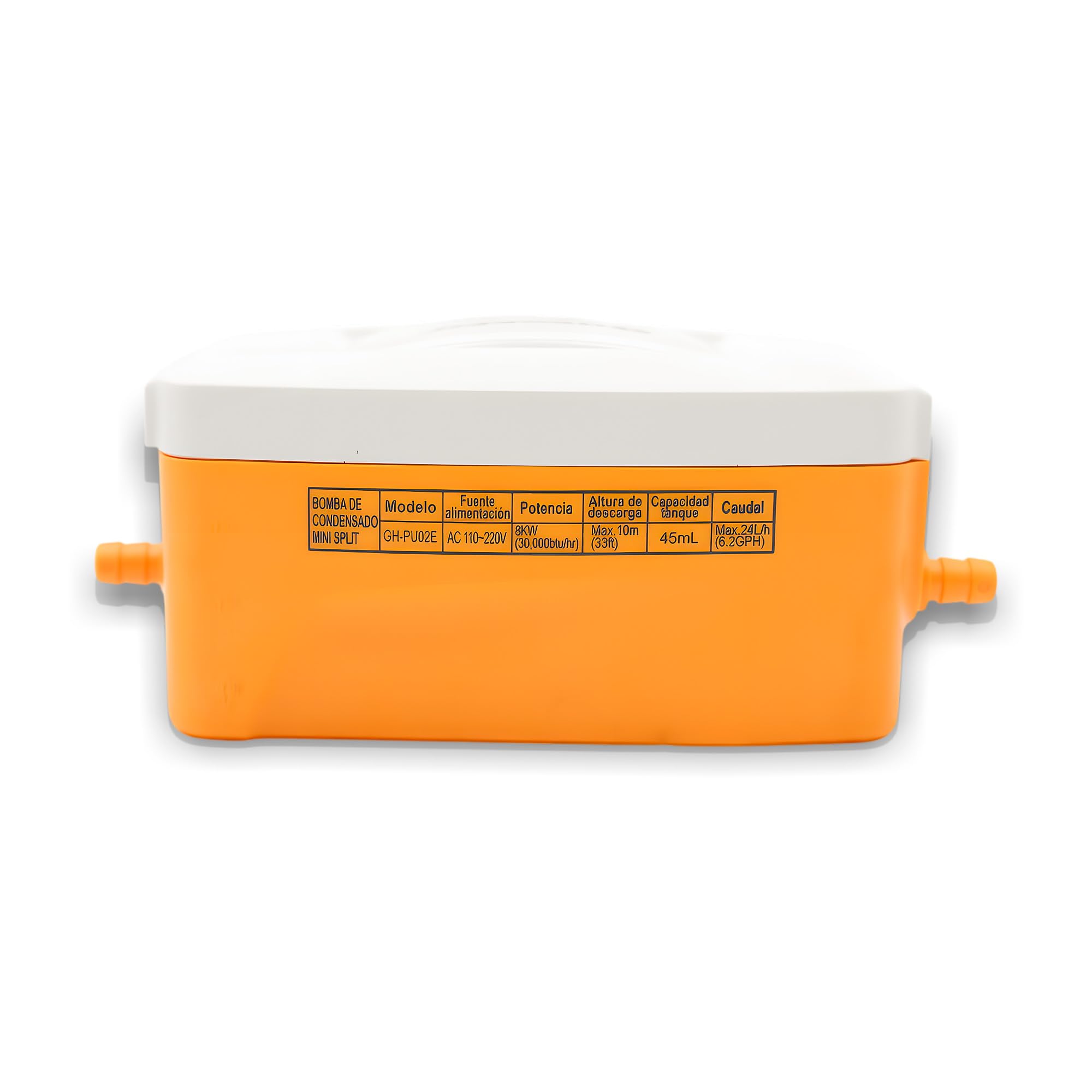 DOJA Barcelona Bomba de Condensados Aire Acondicionado - 24 L/h - Drenaje Silencioso - Mini Bomba Eficiente con Ahorro de Energía - Optimizada para Espacios sin Desagüe Natural
