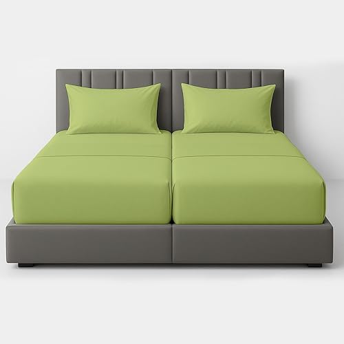 Cottingon Juego de sábanas divididas de 5 piezas