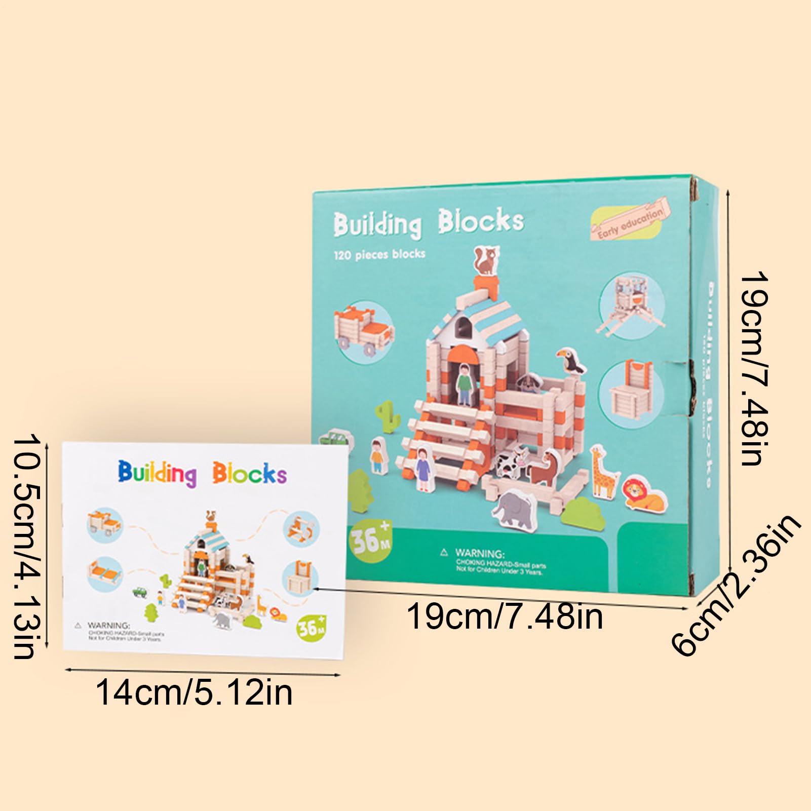 di Legno per Bambini 4-8 Anni Giochi Educativi, Giocattoli da Viaggio | Per Bambini Sviluppa Capacità Cognitive, Migliora Interazione Genitore-Bambino, Natale e San