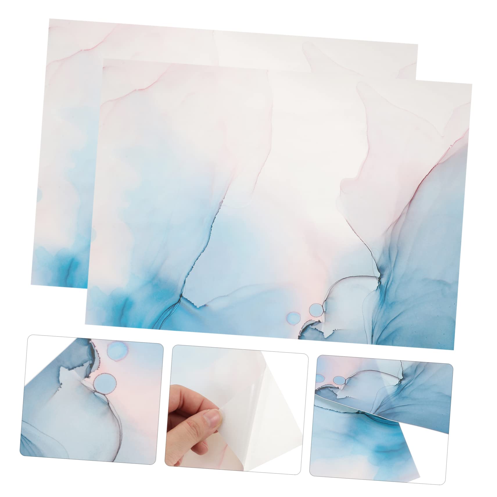 Uonlytech 3sets Skin Per Laptop Marmorizzato Adesivo Protettivo Per Notebook Facile Da Applicare e Rimuovere Resistente e Riutilizzabile Di Pellicole Decorativa