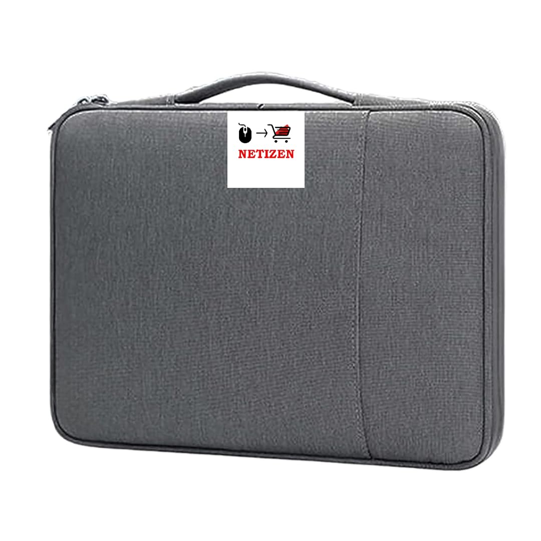 NETIZEN Presents Portfolio Organizer with Safety Lock and Zipper, Travel Documents Organizer Bag, Document Organizer File, File folders for documents, Document File (Grey, A4 Travel File Folder)