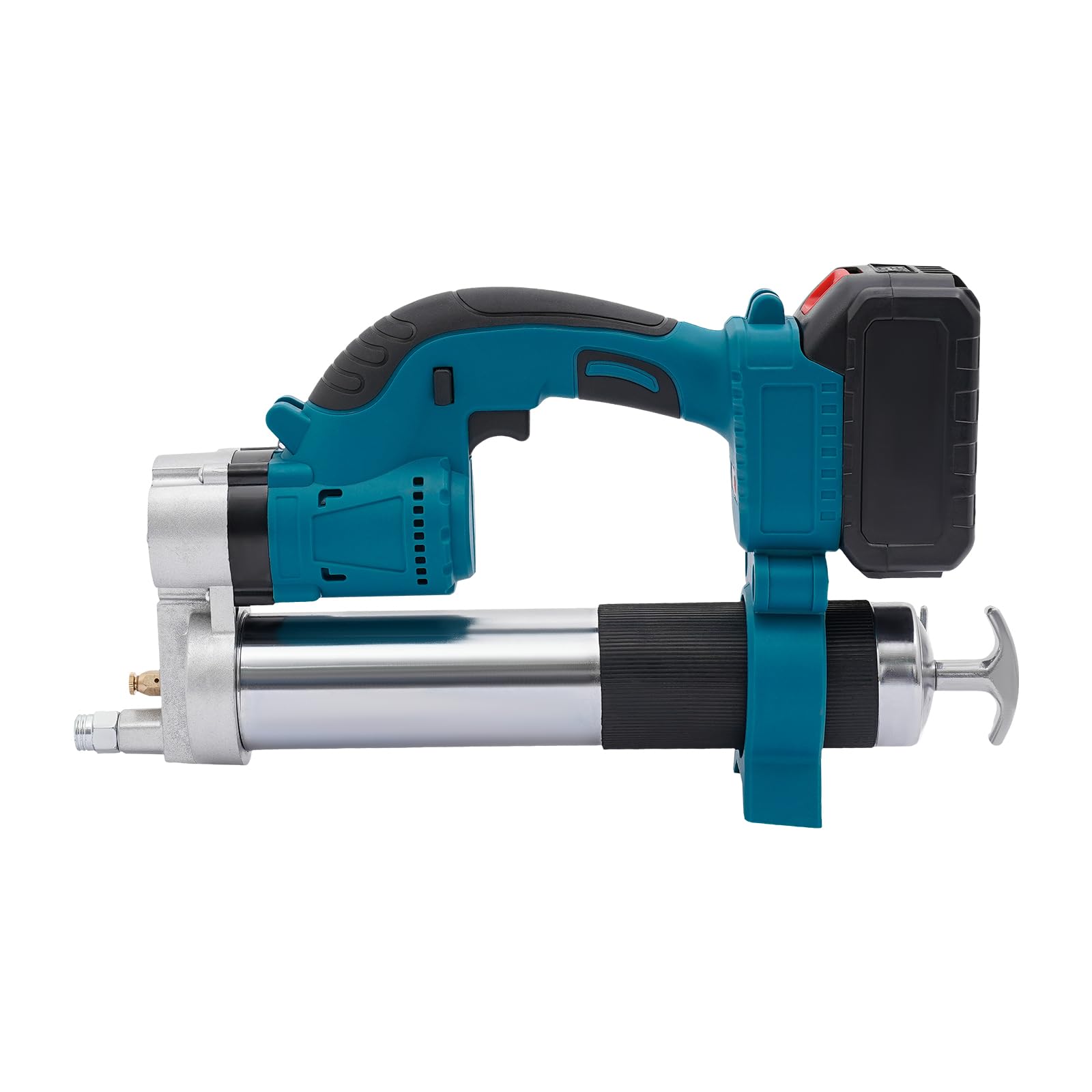 Juego de pistola de engrase con batería, 300 W, prensa de engrase eléctrica, 6000 psi-8500 psi, batería de 400 cc, 6 oz/min, lubricador para equipos agrícolas (azul)