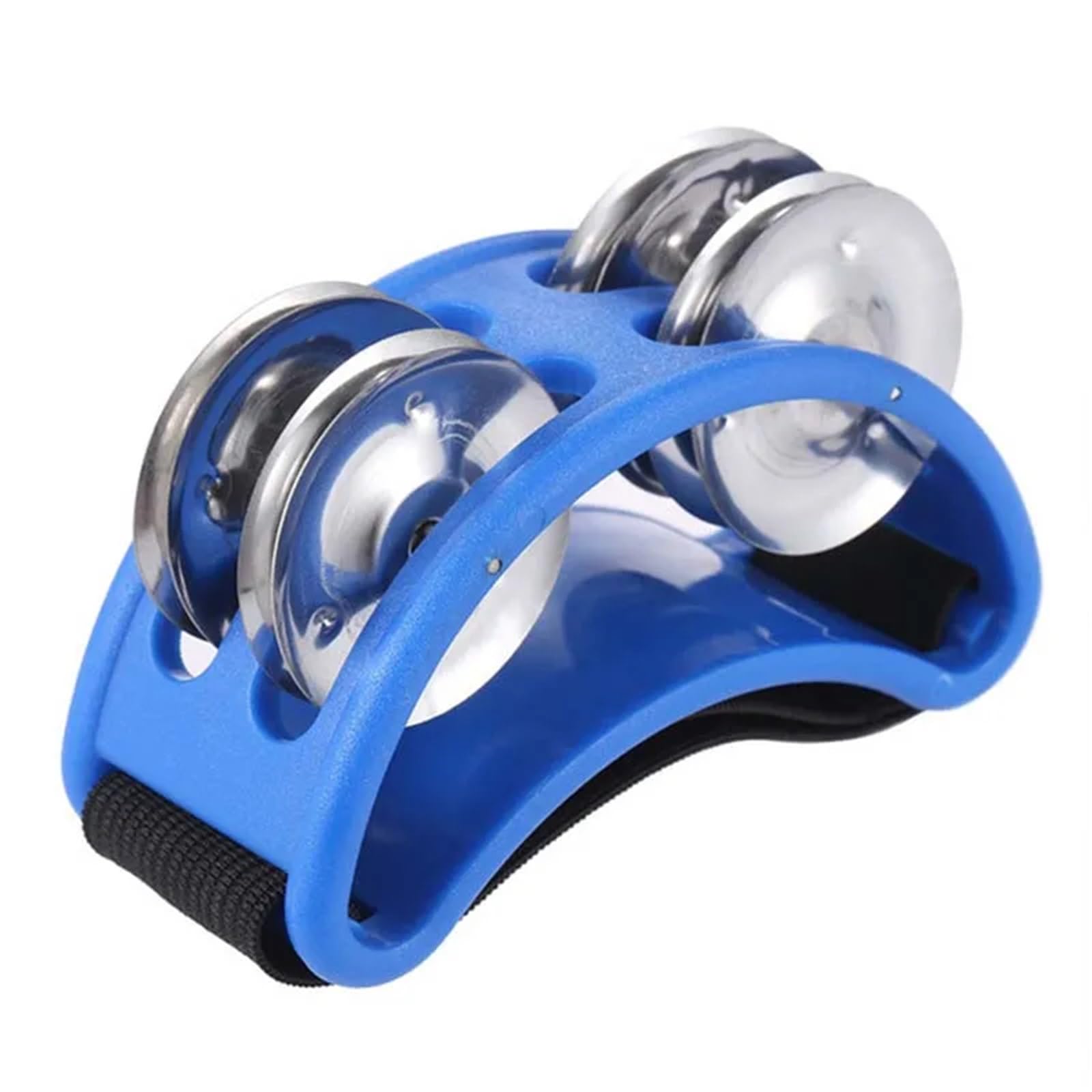 2 unidades de tambor elíptico mano y pie, instrumentos percusión musicales educativos for niños, ideales for fiestas karaoke para Acompañamiento(Blue)