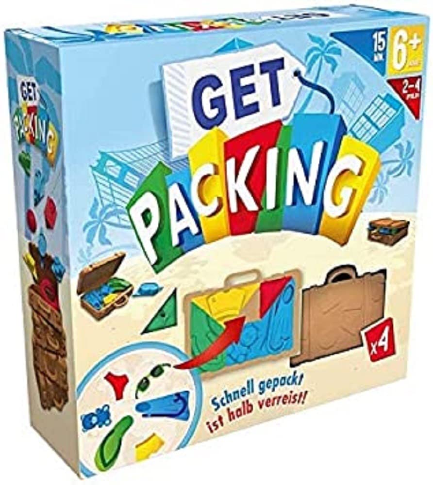 Asmodee | Zygomatic | Get Packing | Children's Game | Educational Game | 2-4 Players | From 6+ Years | 15+ Minutes | German
