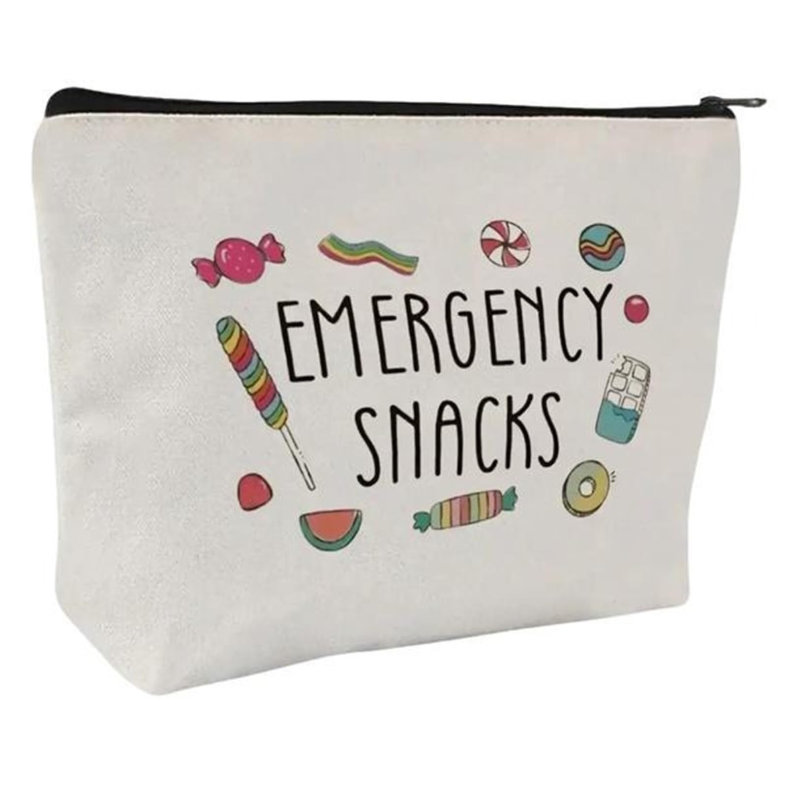 Neceser Maquillaje Bolsa de Maquillaje con Estampado de Letras, Organizador de cosméticos, Informal, con Cremallera, versátil y Duradera, for Regalo de Viaje. Viaje