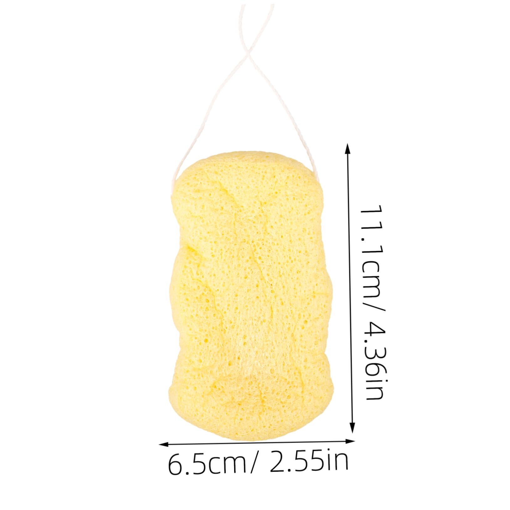 OATIPHO Portable Bath Sponge Exfoliating Shower Tool for Body Cleaning Comfortable Back Scrubber for Home Use Lightweight and Space Saving Bathing Accessory for Teens and Adults