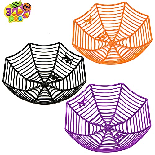 JOYIN 3 Stück große Halloween-Schalen aus Kunststoff mit...