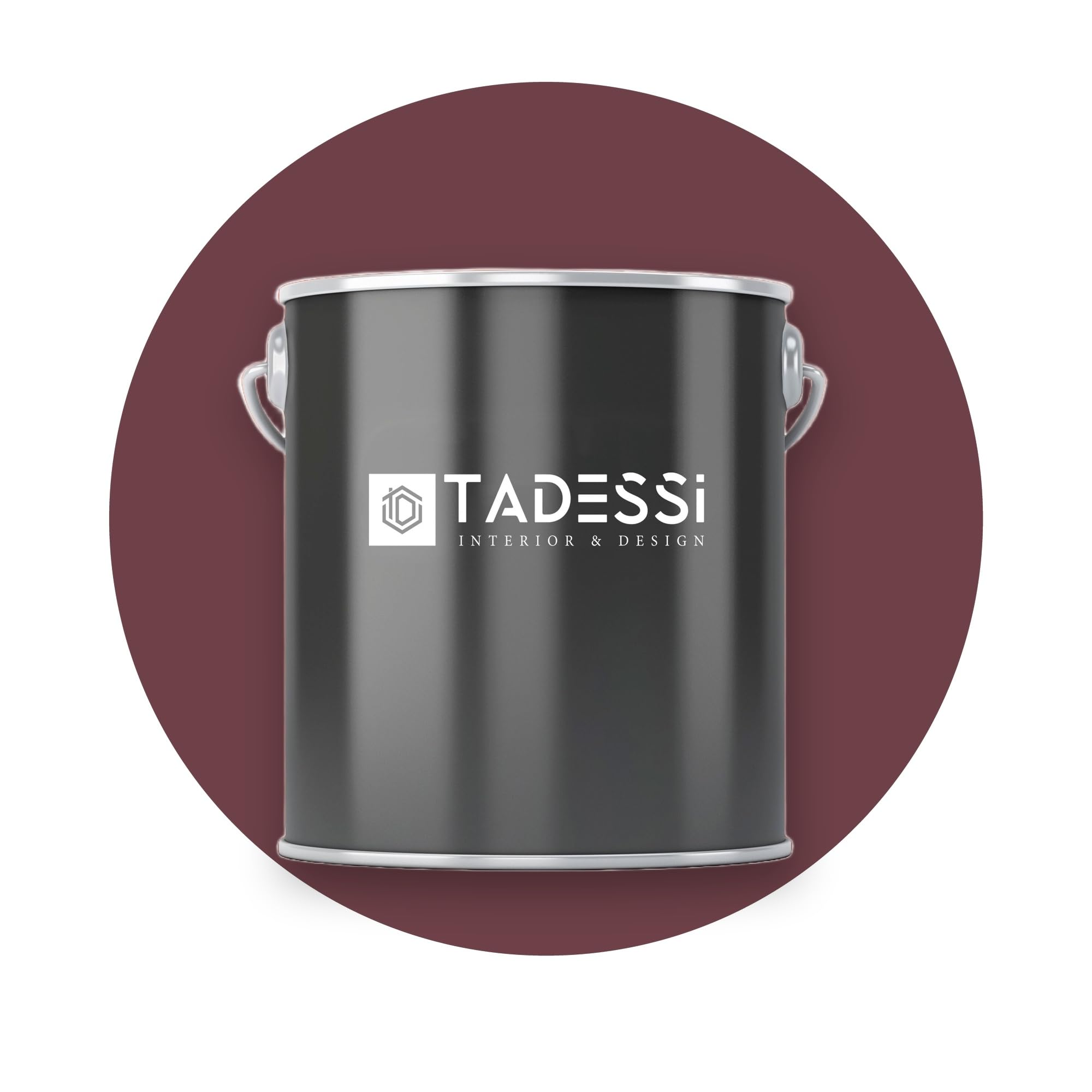 Wall Select Wandfarbe Rot - Backstein - abwaschbare Innenfarbe matt - Dispersionsfarbe - Geruchsarm und Lösemittelfrei - 1 Liter Gebinde