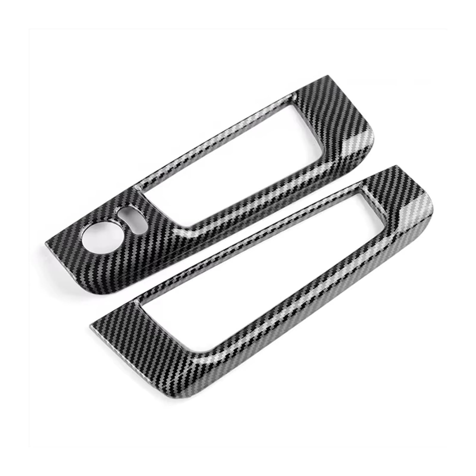 Car Interior for Fiat 500 for Abarth 595 695 2008-2023 Carbon Fiber RHD Window Button Switch Sticker for Car Rearview Mirror Adjustment