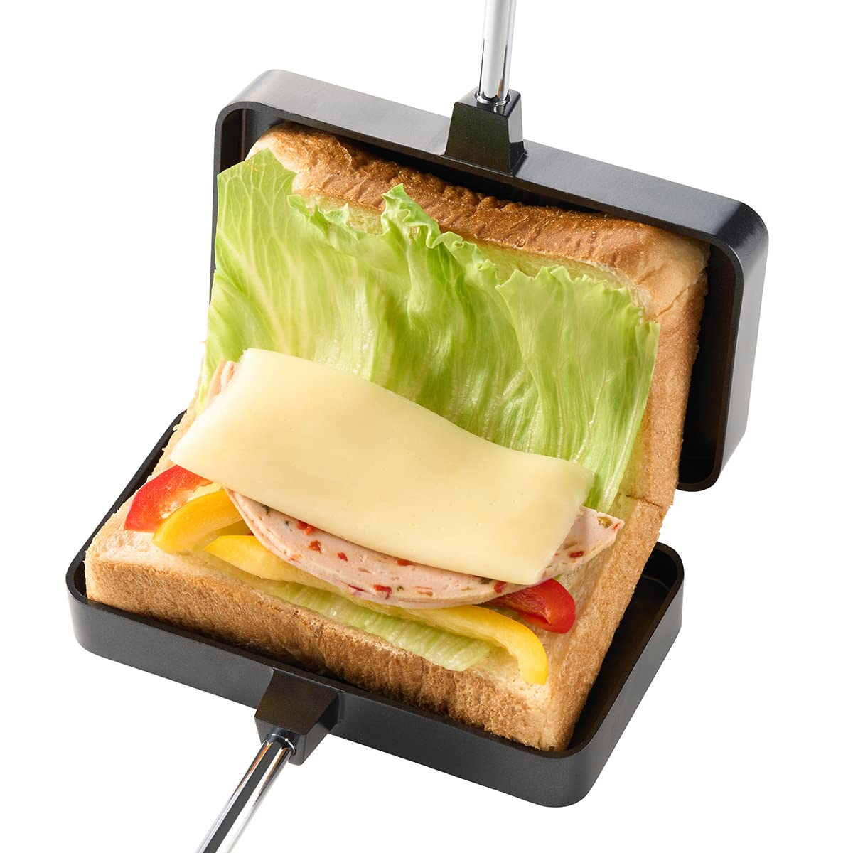 Amazon.co.jp: ロゴス(LOGOS) LOGOS ホットサンドパン（ハーフ