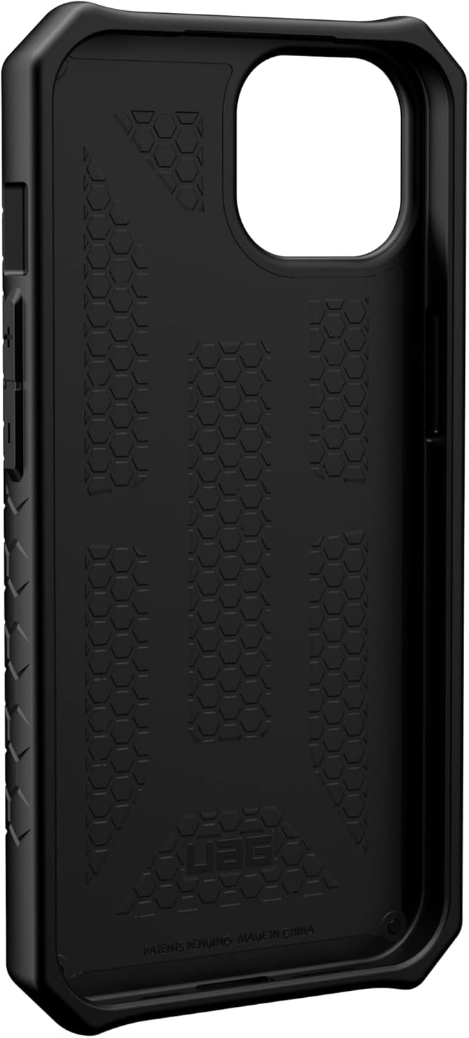 URBAN ARMOR GEAR UAG Designed for iPhone 14 Case Black 6.1" Monarch Rugged Premium Protective Cover Lightweight Slim Shockproof Dropproof Compatible with Wireless Charging