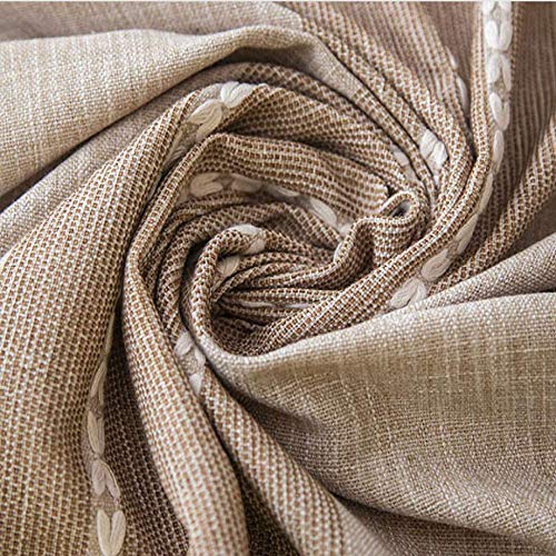 Nappe décorative moderne kaki à pompons textile haut de gamme 140x180 - 3