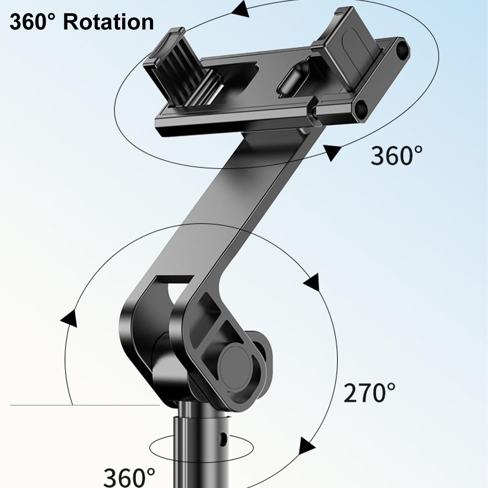 KIMISS Trípode para Selfie Stick Trípode para Teléfono con Monitor Inalámbrico Teléfono Celular con Monitor de Pantalla Soporte Extensible de 67 Pulgadas con Pantalla LED de 2,4