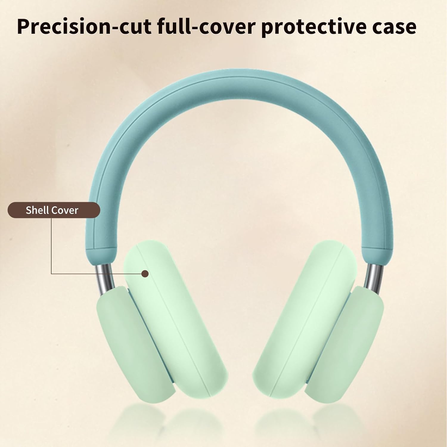 Case for CMF by Nothing Headphone Pro, 2 Sets Silicone Sweat Cover, Eeadphones Protective Case Ear Cushions/Headband, Cover Protector, Washable Scratchproof,Green - Image 6