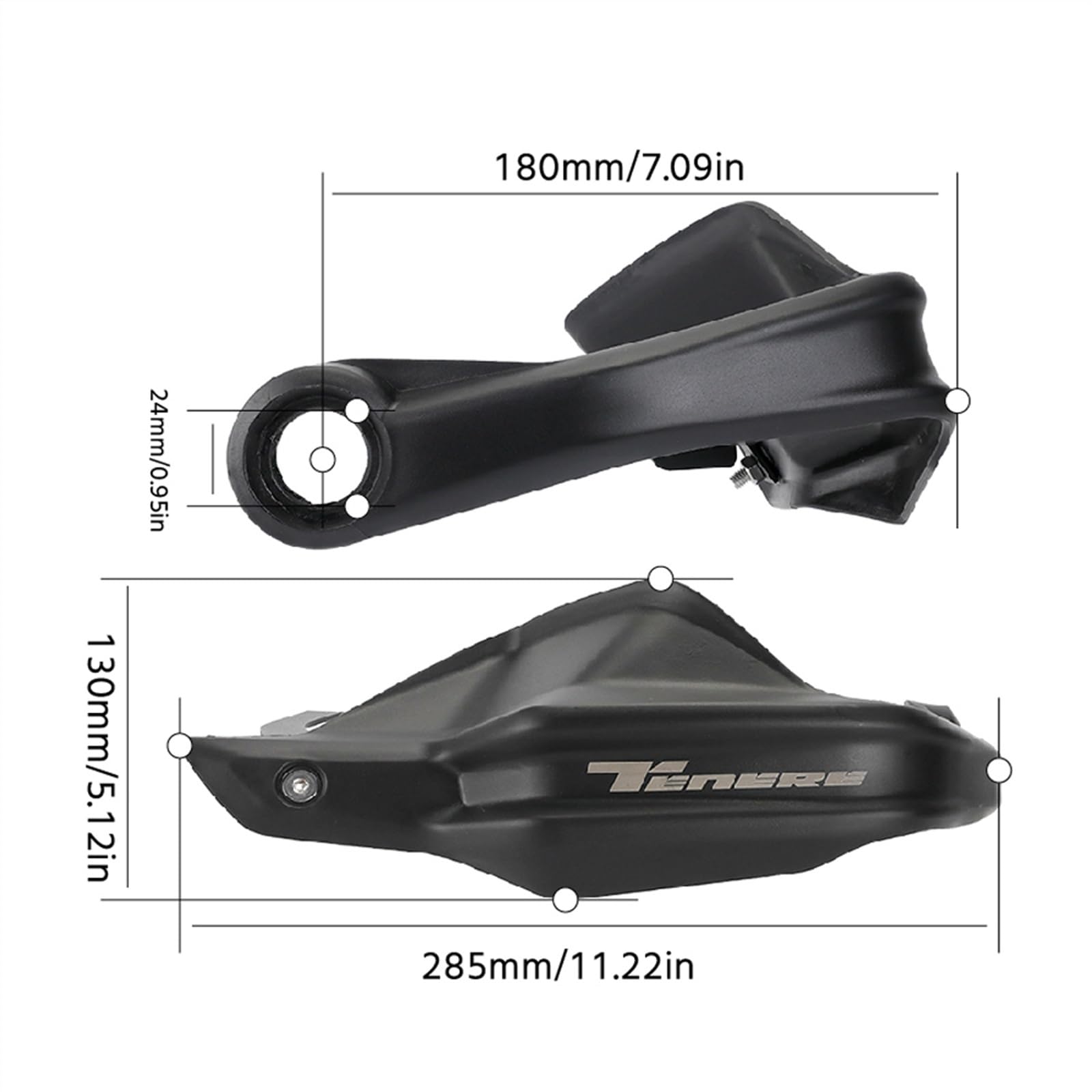 WUURAA Moto Paramani per Y&amaha Tenere 700 XTZ700/ Rally T7 2019-2023 2020 2021 2022 Paramani Manubrio Scudo di Protezione Tenere700 XTZ Protezione