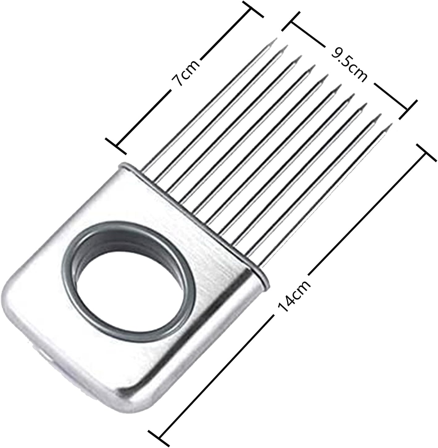 Buy MALOGIC Onion Slicer Holder, Onion Cutter Potato Slicer, Food Slicing Assistant Stainless