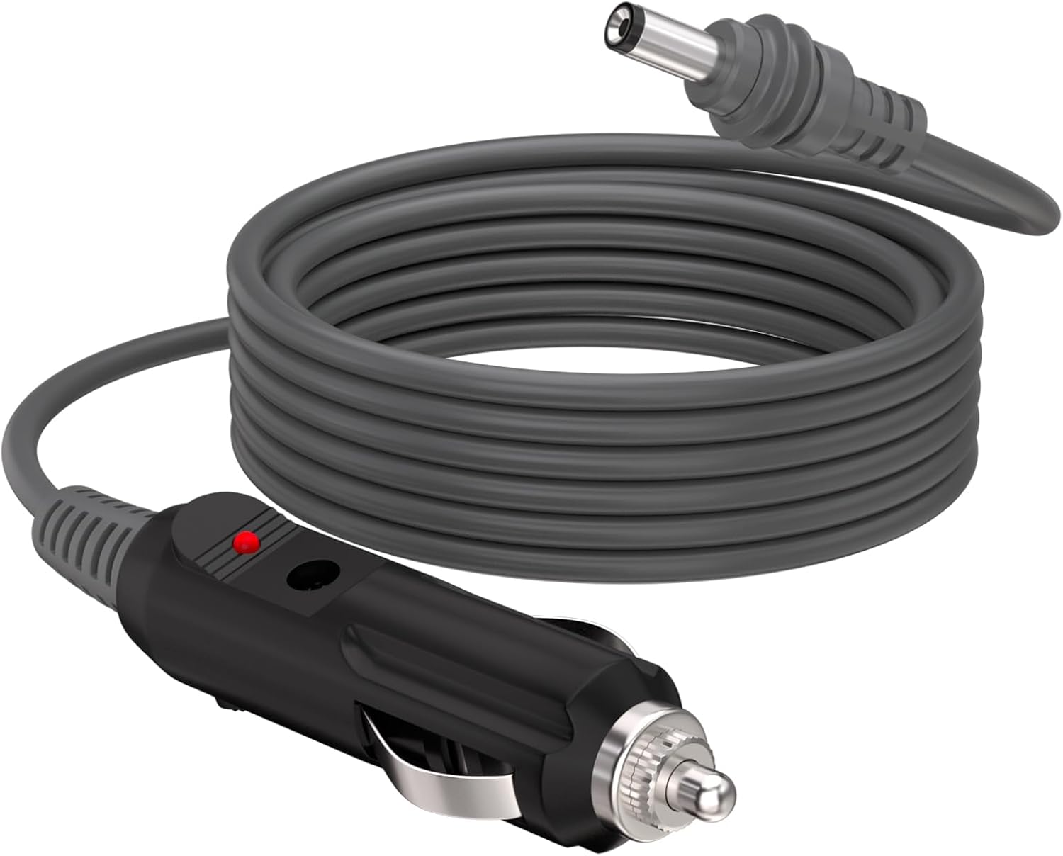 Mayspare Starlink Mini Power Cable with Cigarette Lighter 10FT/3M, Car Charger to Barrel DC Jack 18AWG Cable 12-24V, Starlink Mini Accessories for Trucks, Buses, Ships