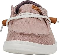 Vista 168 de Hey Dude Wendy - Zapatos de mujer, mocasines sin cordones para mujer, cómodos y ligeros Blanco brillante elástico