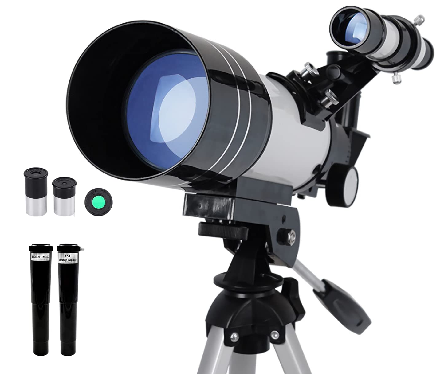 High-Definition 150X Portable Astronomical Telescope with Tripod & Finderscope