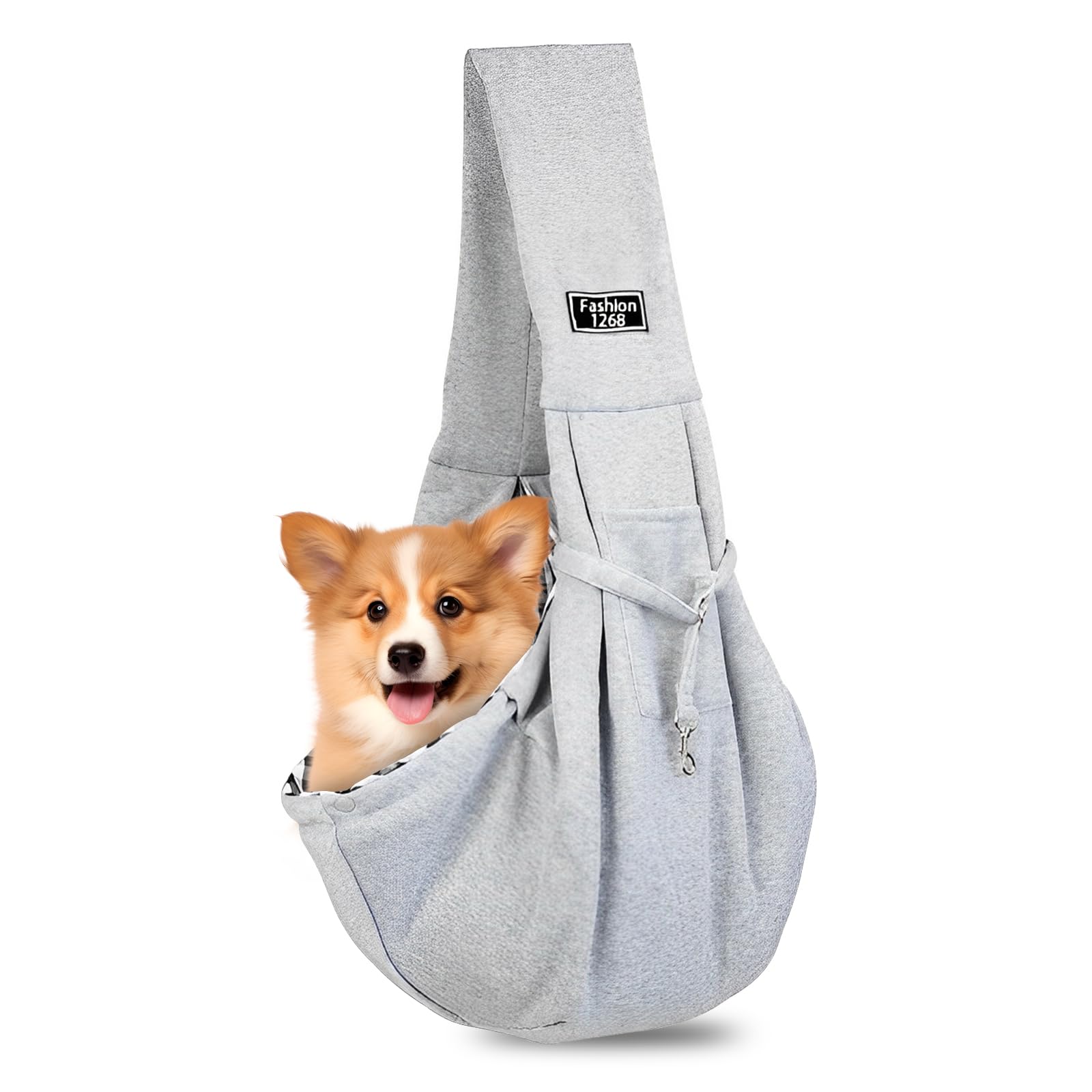 Chusta do noszenia psa, torba dla szczeniaków, przenośna torba do noszenia psa, do 7,5 kg, torba do przenoszenia psa, torba transportowa, wygodna torba dla małych psów i kotów