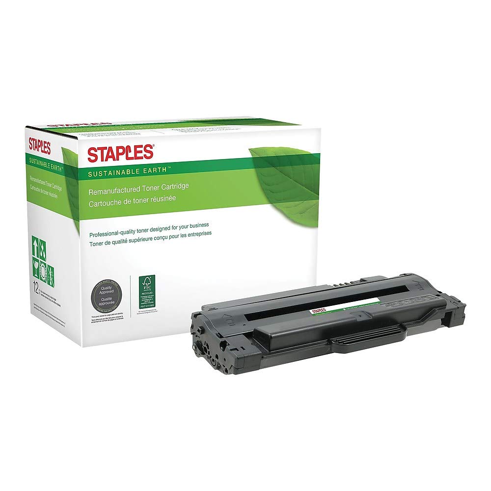 STAPLES Remanufactured Toner Cartridge Replacement for Samsung MLT-D105 (Black)