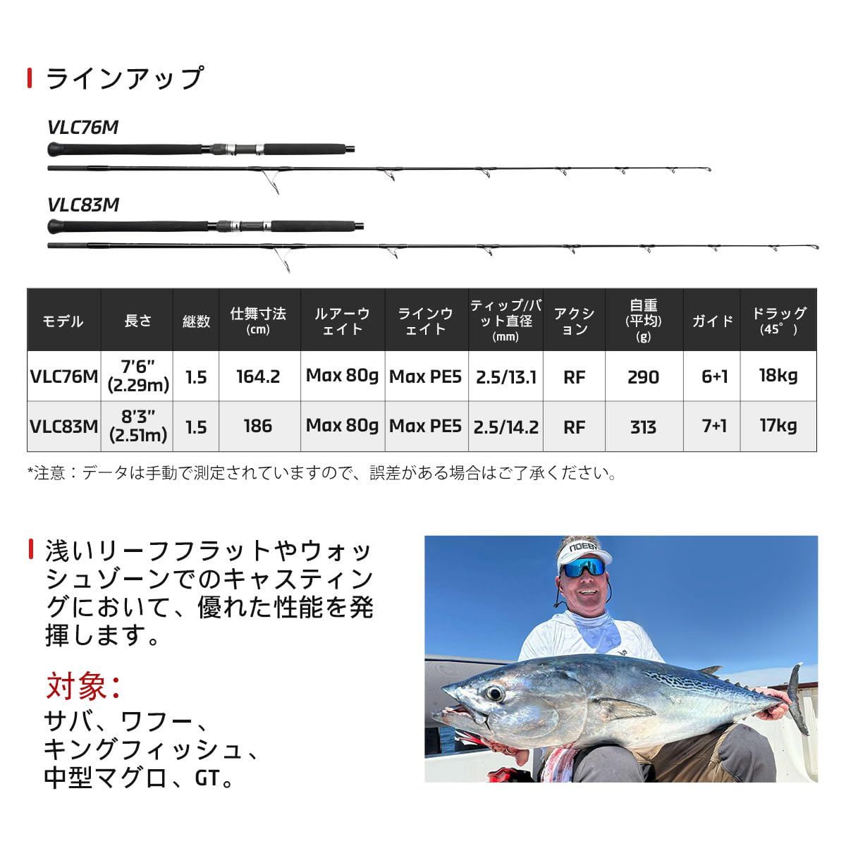 Amazon | ノービ（Noeby）VOYAGER オフショアキャスティングロッド