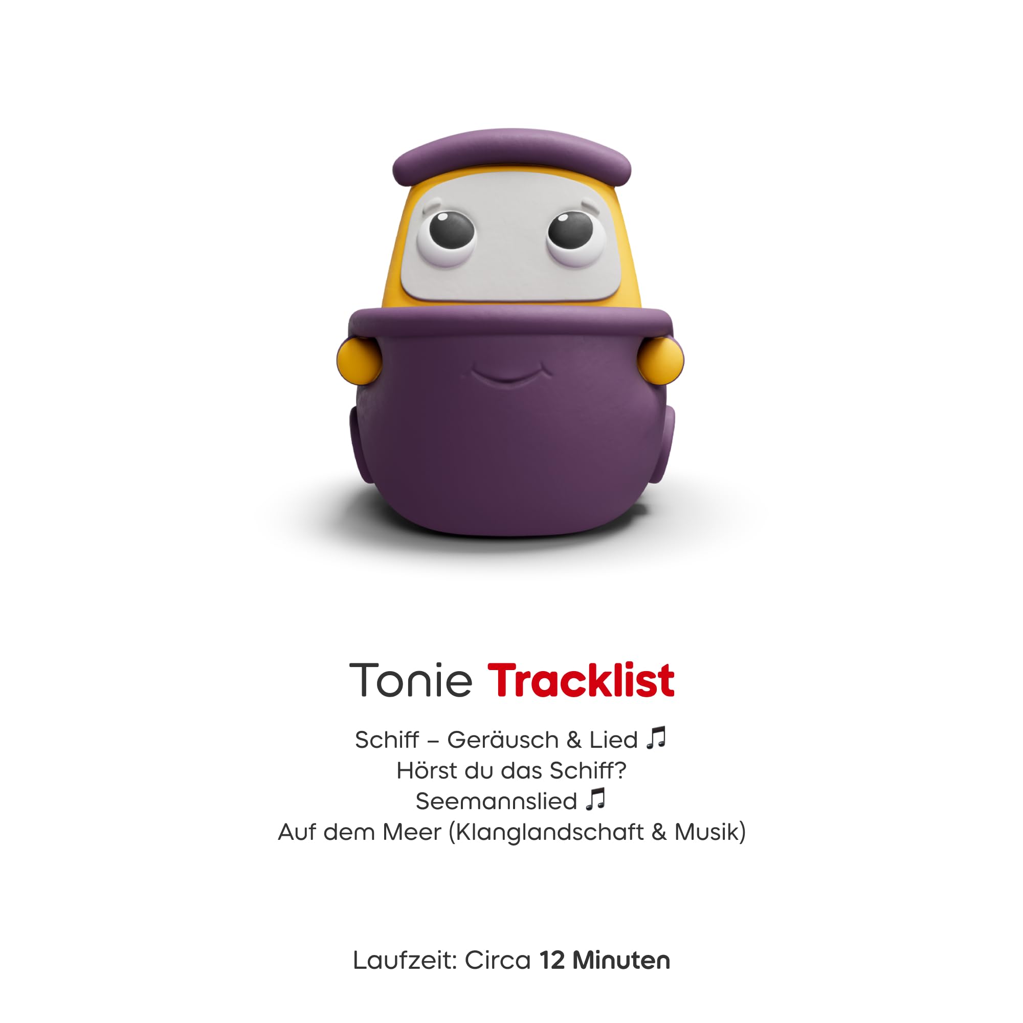 tonies Hörfigur für Toniebox, My First Reise Set, Fahrzeuge entdecken für Kinder ab 1 Jahr, Spielzeit ca. 36 Minuten