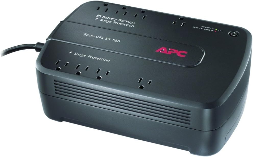 APC BE550G ES 550VA 120V 8 Output UPS