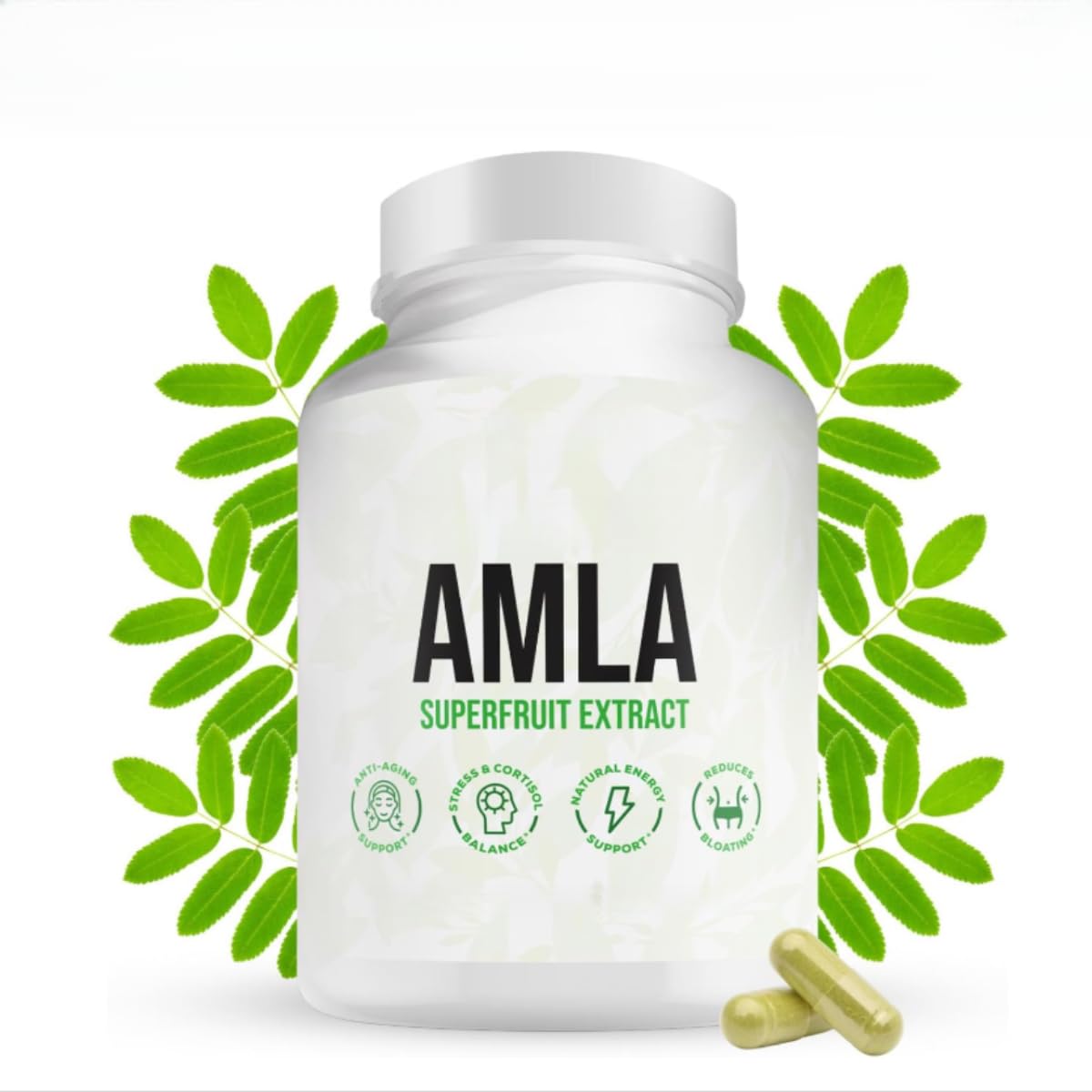 AMLA-Supporta l'equilibrio,allevia disagio fornisce supporto antiossidante | Allevia lo stress mentale quotidiano, migliora l'affaticamento fisico e mentale, stabilizza lo stato emotivo.