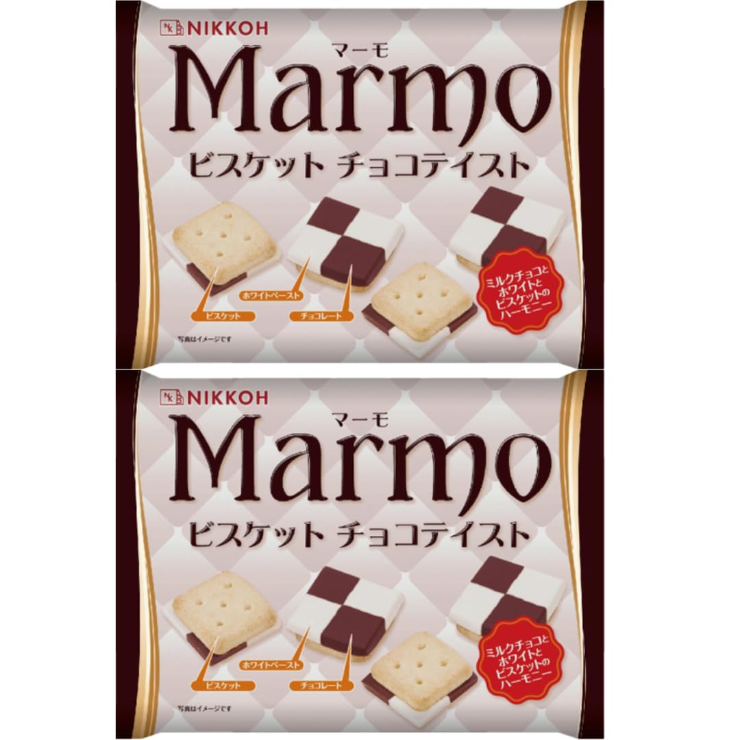 Marmo ビスケット チョコテイスト Amazon.co.jp: 【2袋セット】ニッコー Marmo マーモ ビスケットチョコ