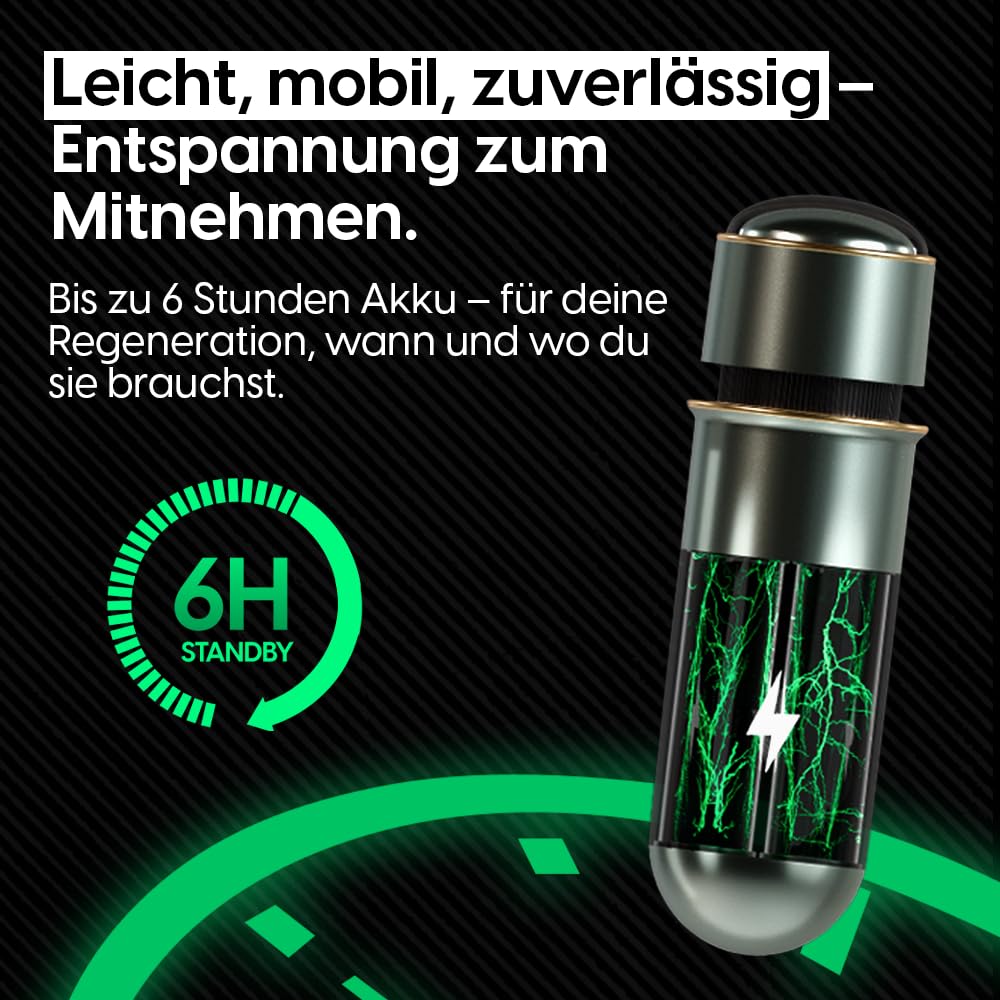 STARKFELD® STARKGUN® – Leistungsstarke Massagepistole für Tiefengewebe | Leise & Effizient (Schwarz, Mini)