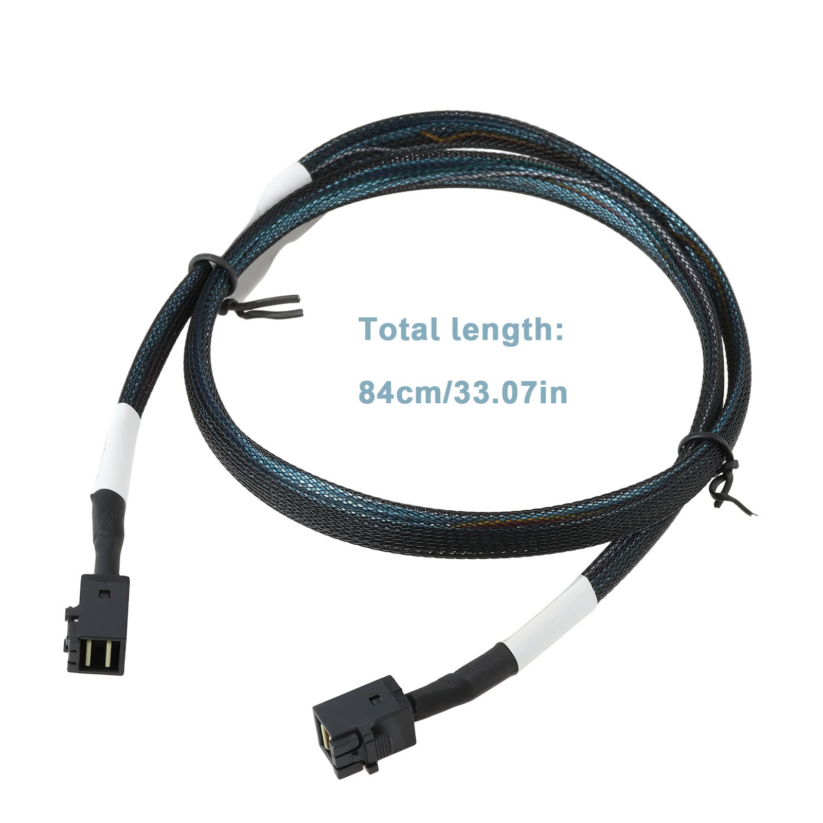 EMSea Câble Interne Mini SAS HD X4 SFF-8643 vers SFF-8643 Compatible avec LSI Serveurs Systèmes de Stockage Raid