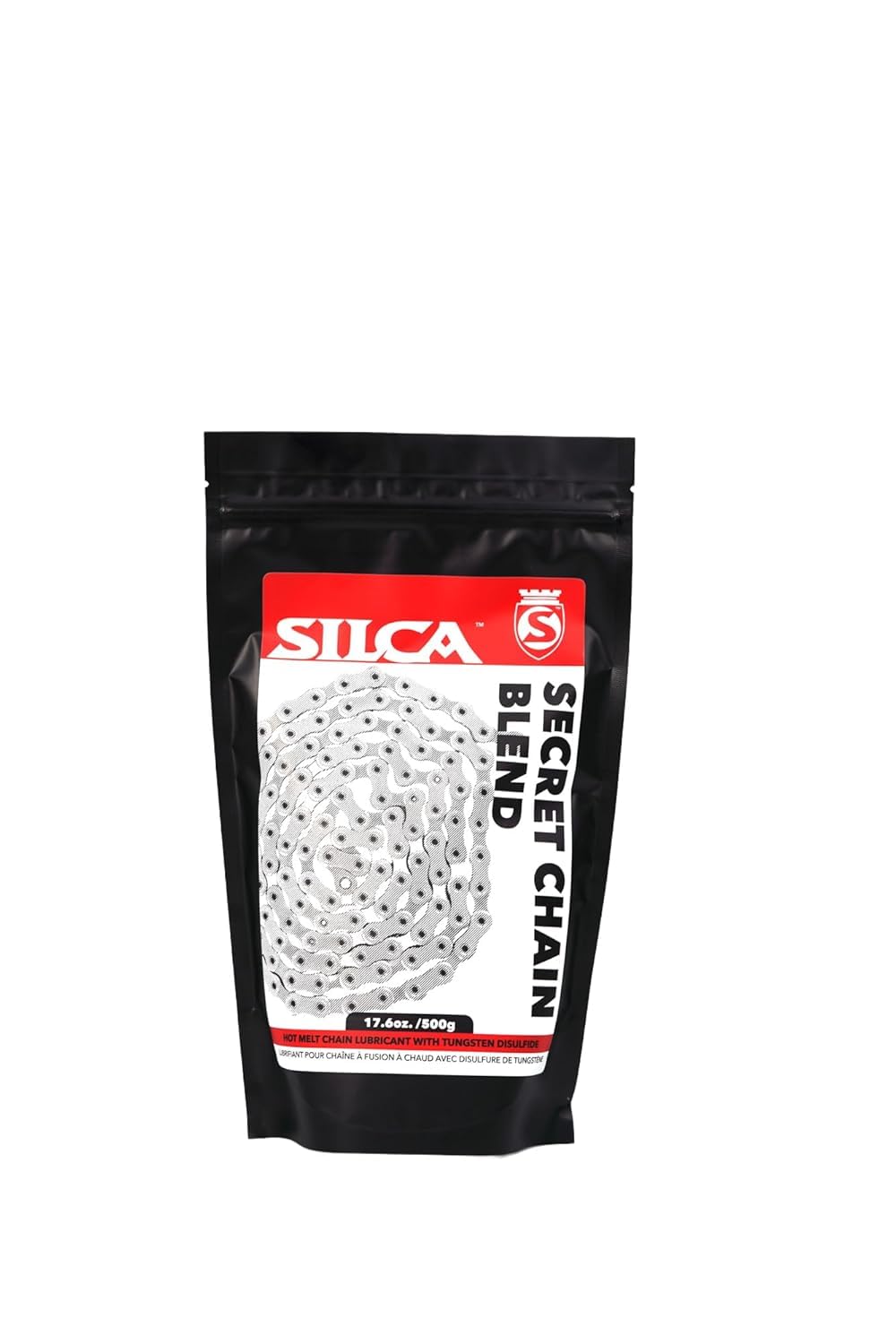 SILCA Secret Bike Chain Wax Blend 500g Heißschmelzwachs-Fahrradkettenschmiermittel mit NanoWolframdisulfid Das schnellste Schmiermittel auf dem Markt Einfache Anwendung im Boiler Bag Neue Verpackung