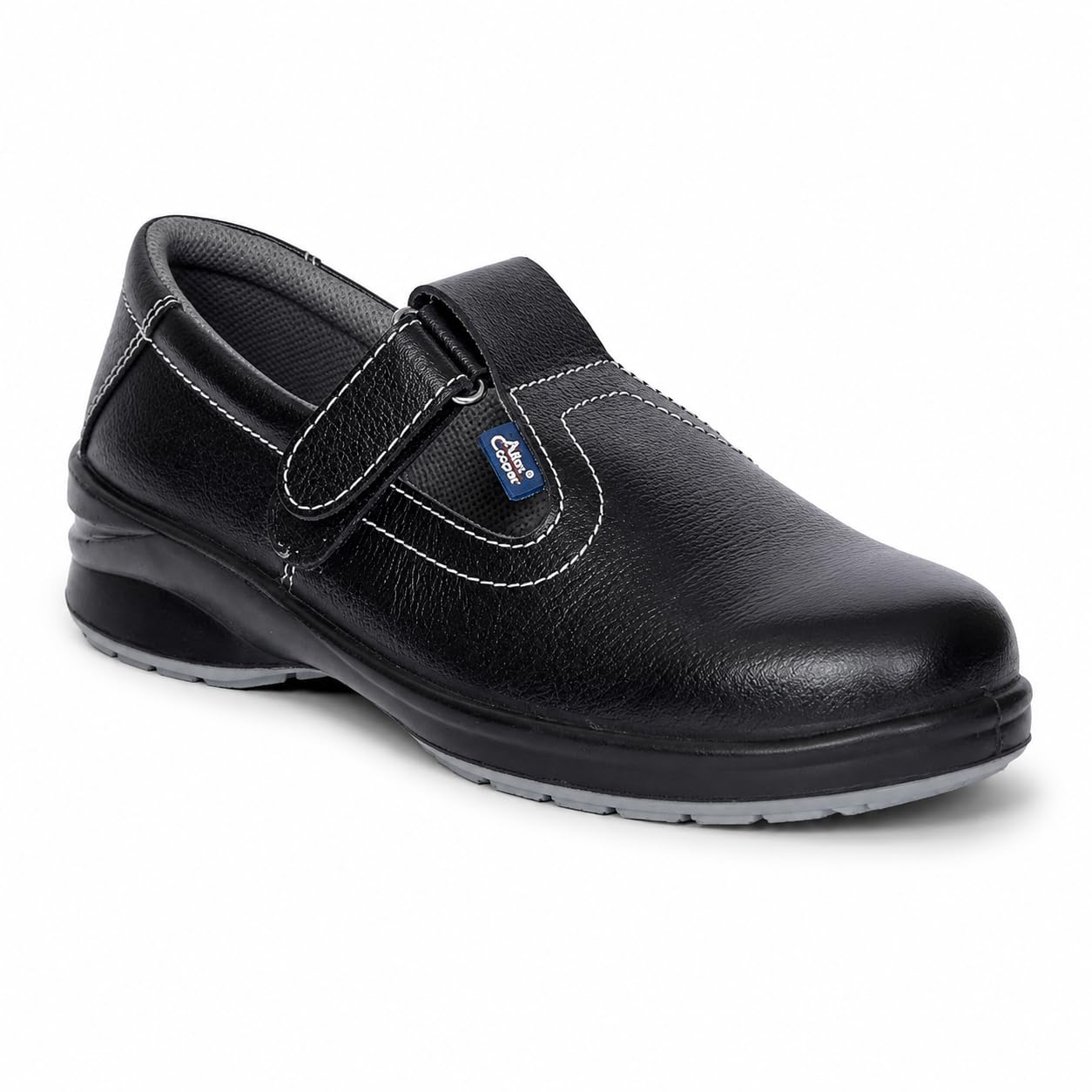 Allen Cooper AC-1197 Women Safety Shoe, ISI Marked for IS 15298 Part-2, Double Density DIP-PU Sole, Size 6, BLACK-image-47