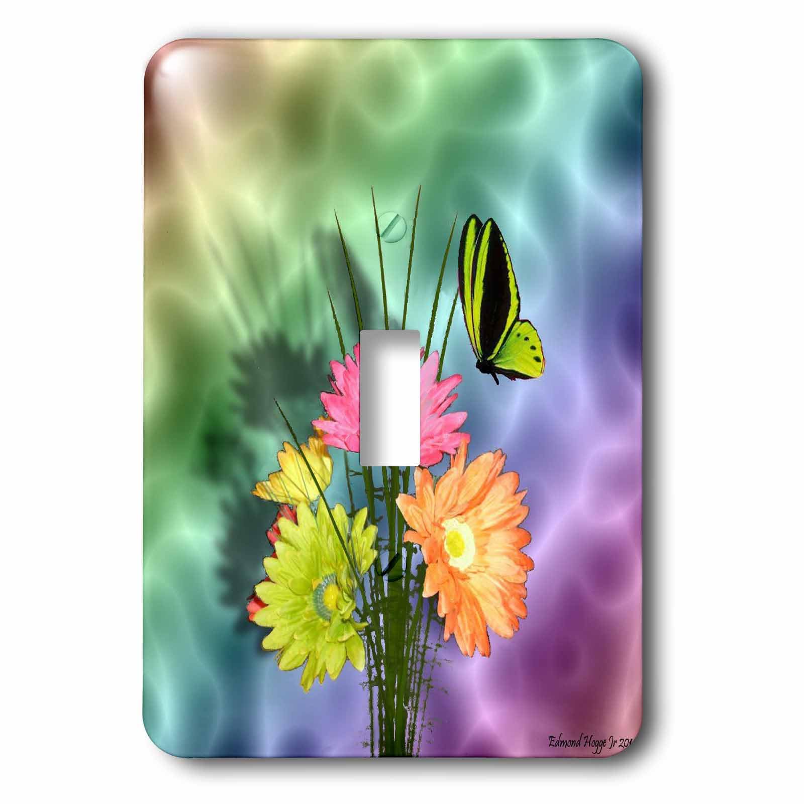 Interrupteur à baïonnette imprimé marguerites pour illuminer votre salon créatif