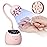 Makartt UV LED Nail Lamp - Gooseneck UV Light for Gel Nails Cherie Cordless USB 39W Nail Dryer Gel Lamp with 4 Times & Auto Sensor Professional Fast Flash Curing Polish Nail Art