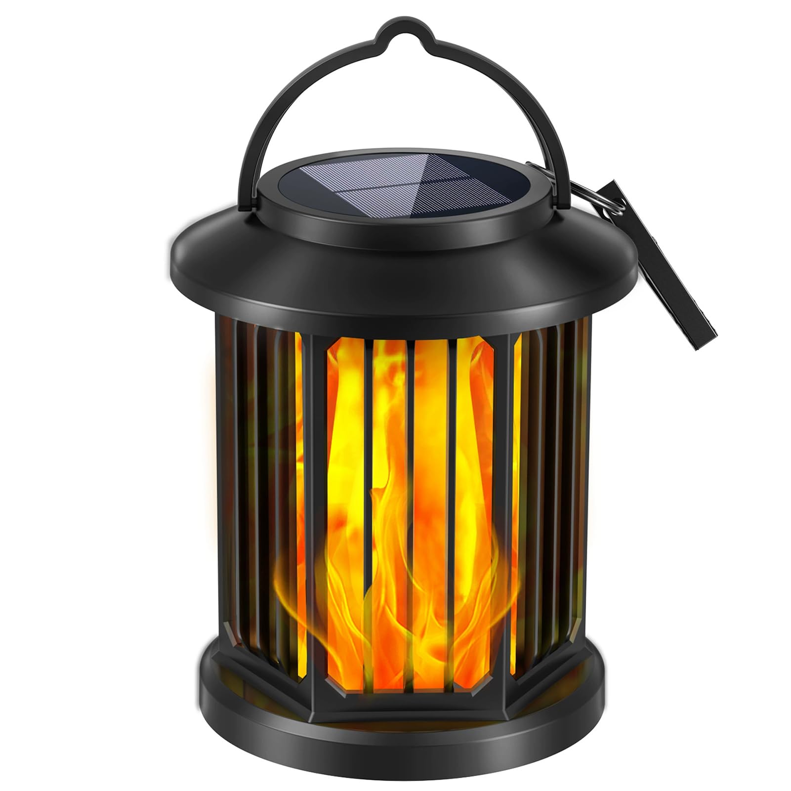 Quilstm Flame Lamp Solar Lights Outdoor Corrosion-Resistant Led Tungsten Filament Bulb For Entertainment Venue Easy Installation Solar Lights Outdoor Waterproof Flame,