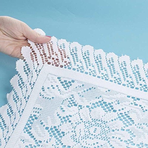 Floral Patterned White Lace Doily