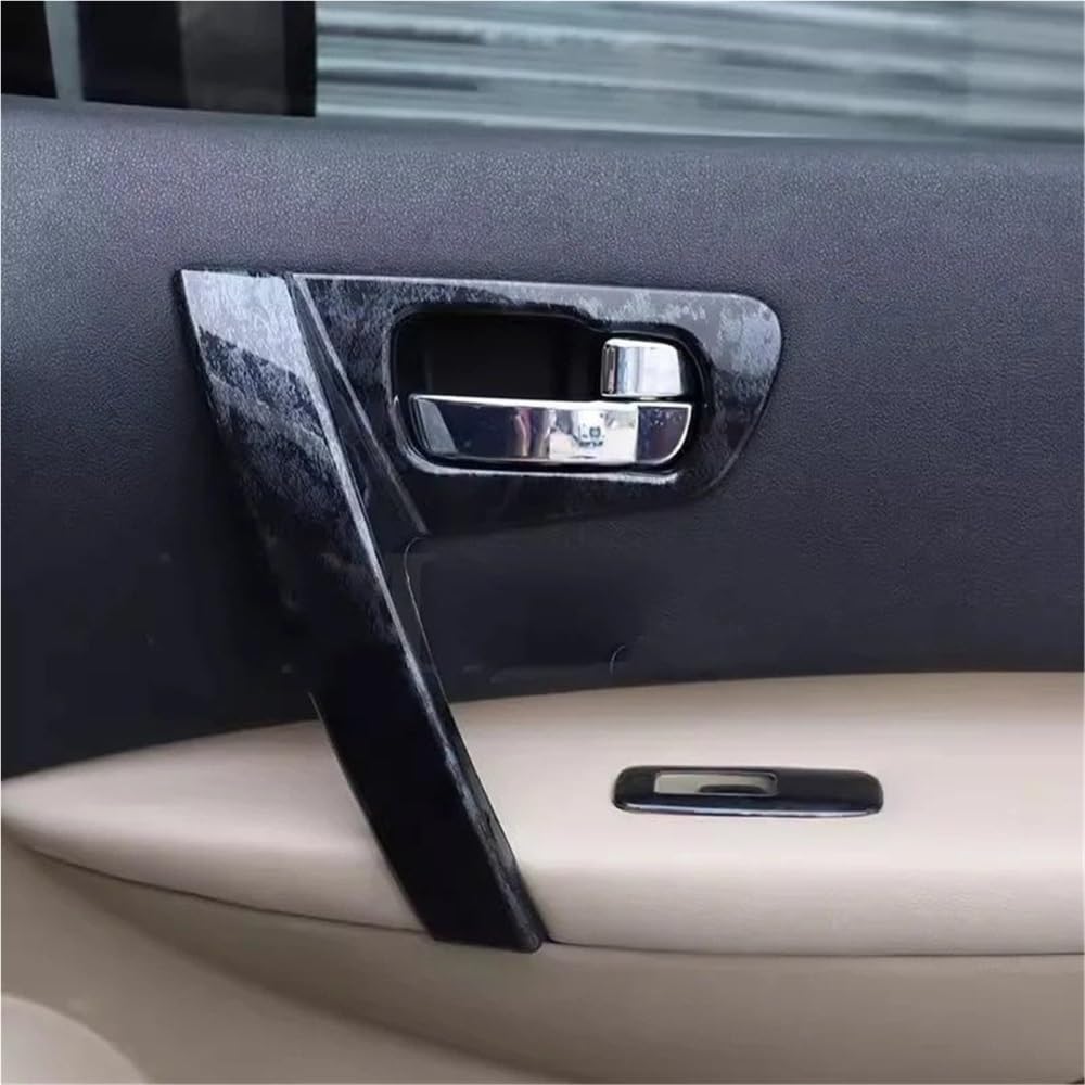 Panel sterowania centralnego, rama montażowa, naklejki samochodowe 5D, panel ABS, pasuje do Nissana Qashqai J10 2007-2013(Four wheel drive)