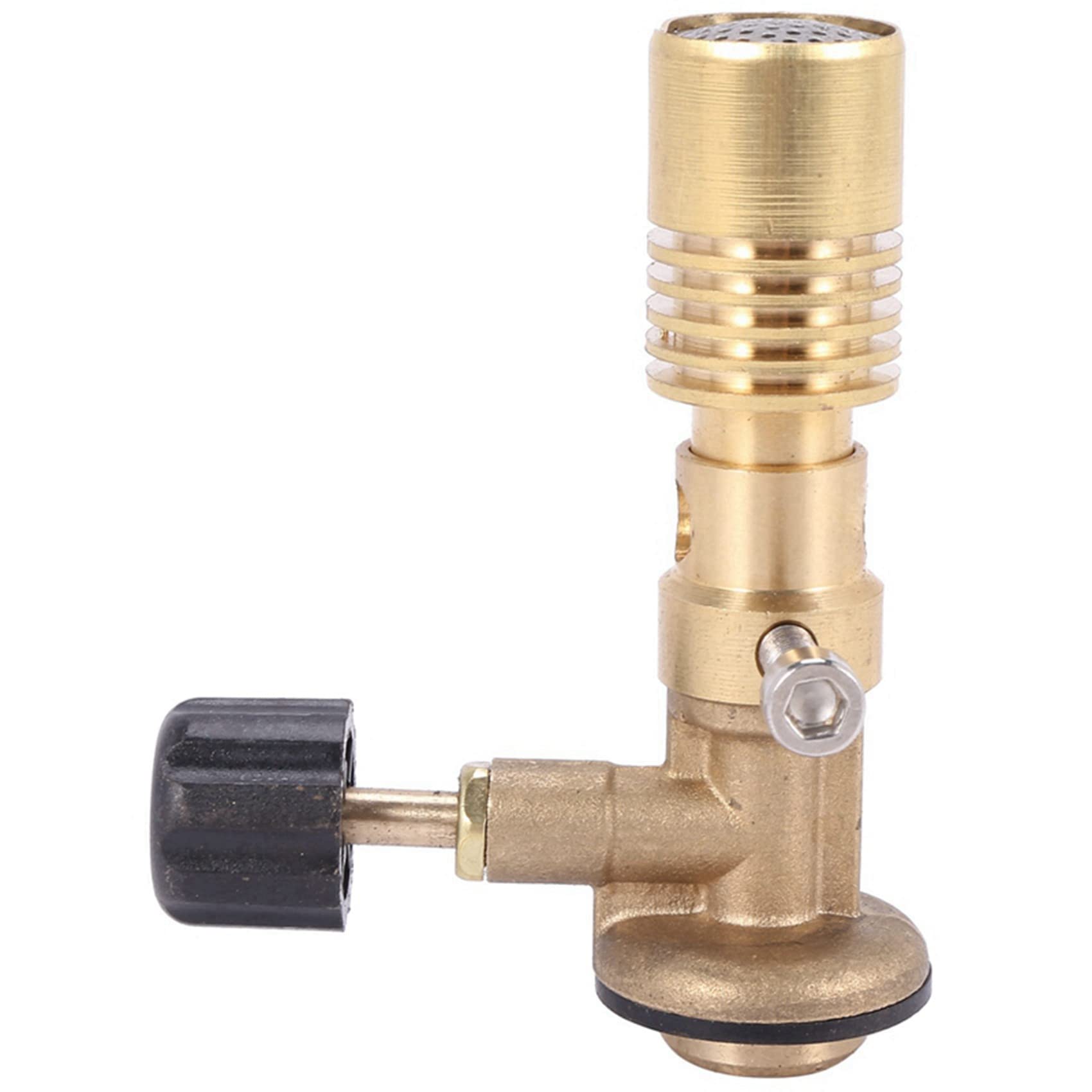 2X Turbo Gas Latón de Alta Temperatura Plomería Soldada Soplete Quemador Bunsen Portátil Quemador de Gas Horno de Calefacción