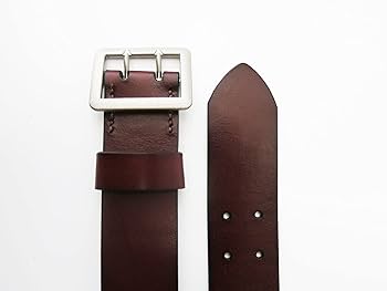 Amazon | WW2 ナチスドイツ軍 後期型 将校用ベルト 茶色 牛革製 精密