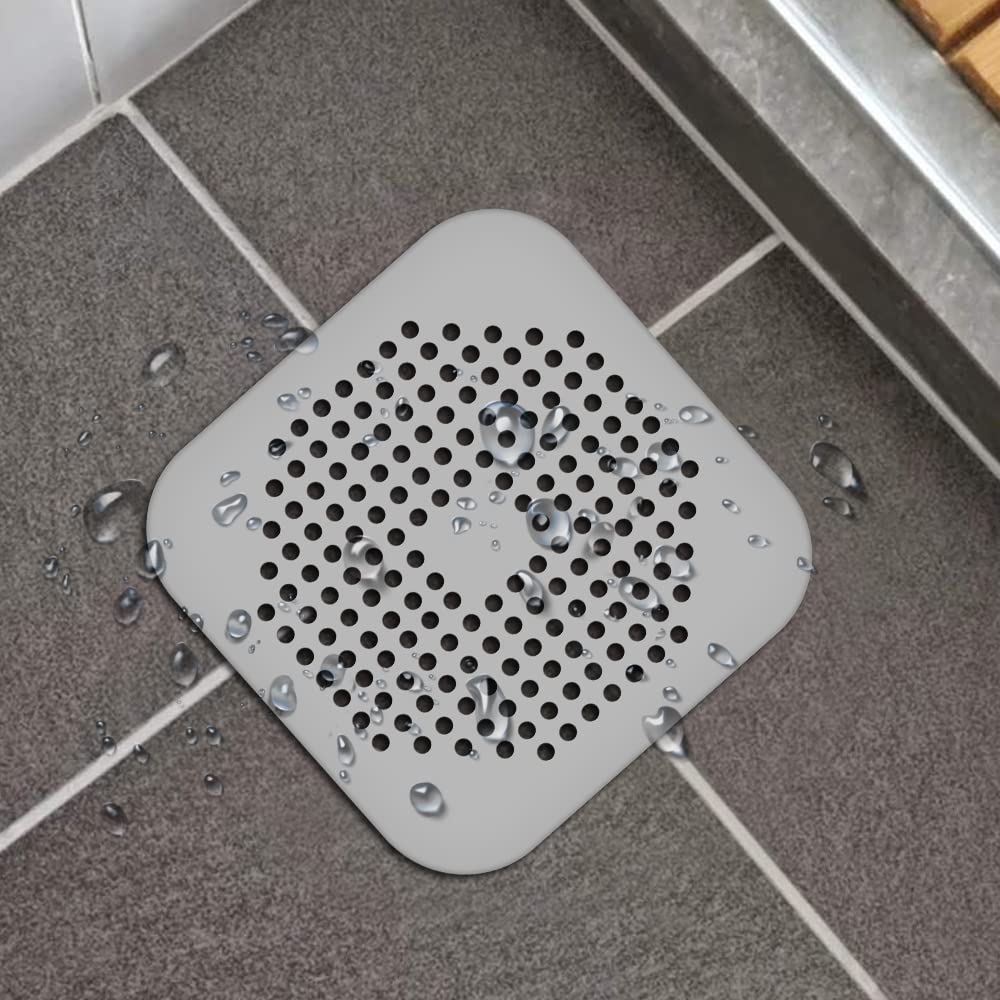 Flintronic 2 sztuki silikonowych sitek odpływowych, sitko do zlewozmywaka, do włosów, umywalki, kuchni, wannicy, łazienki, prysznica