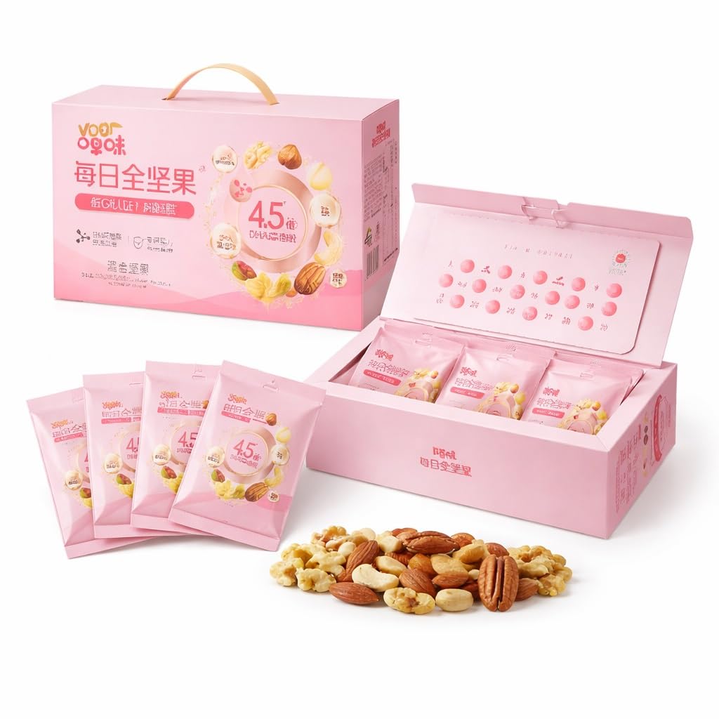 Snacks Daily Pure Nut Mix, 705 G (30 Paquetes Individuales): Refrigerio Natural, Con Porciones Controladas, Saludable For Llevar, Sin Aditivos, Apto For Veganos