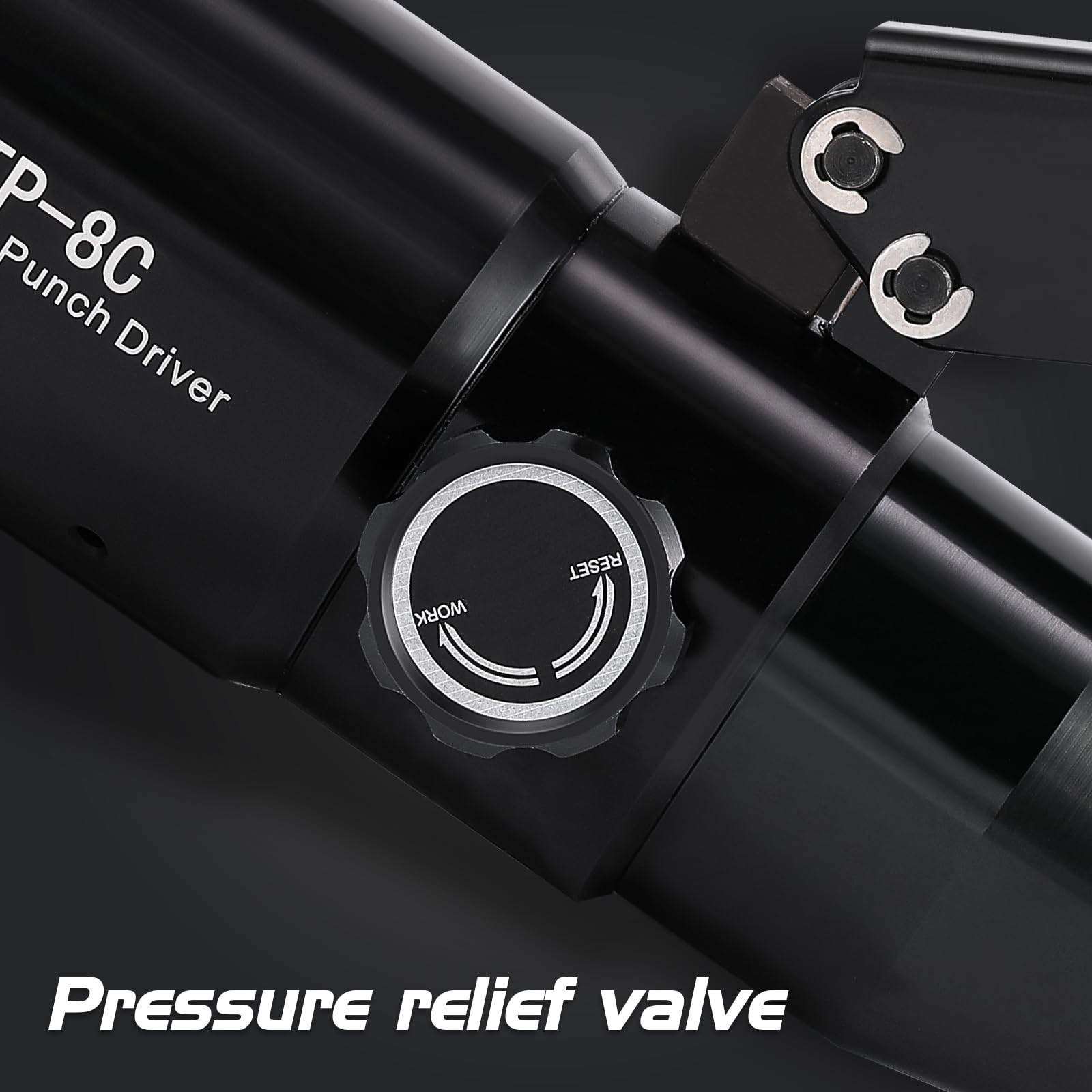 NEWTRY TP-8C - Abridor de agujeros hidráulico para perforación de placa de acero suave, aleación de aluminio, caja de interruptores de gabinete de distribución y perforación manual
