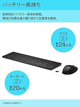 【値下げ】HP 一体型PC ワイヤレスキーボード・マウス付き HP ☆ 美品 ☆ All-in-One付属 ワイヤレスキーボード＆マウス