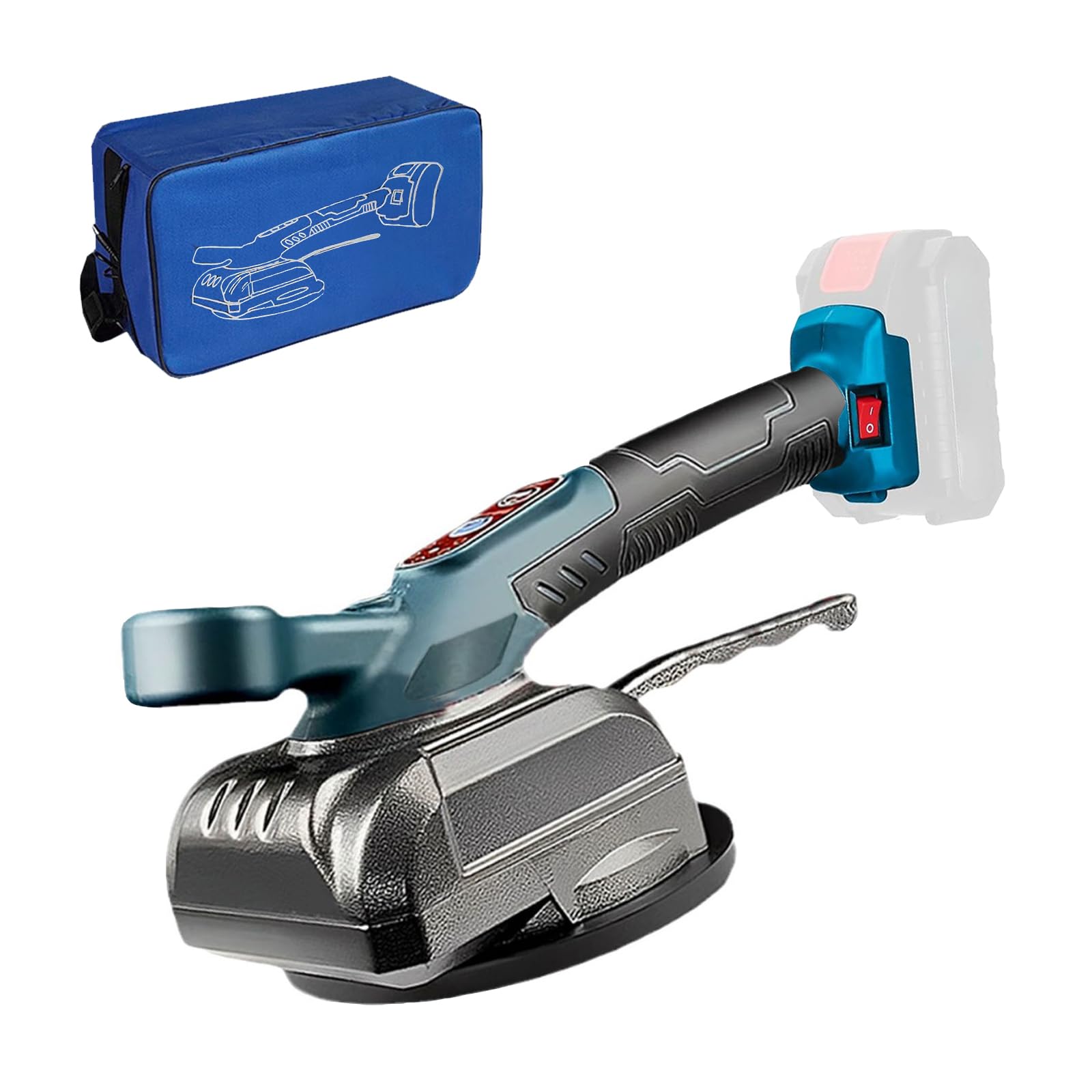 Makita 18V Fliesenleger Maschine Elektrische Fliesen Vibrator 4,7x4,7 einstellbar 100kg Aufnahmekapazität 39 Zoll (ohne Batterie)