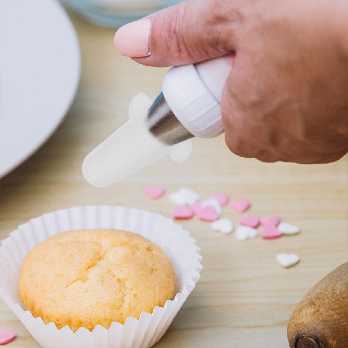 HOMSFOU Copri-beccucci in Silicone per Decorazione Torte Set da 6 Pezzi, Coperture Protettive Flessibili per Punte da Pasticceria di Piccole, Medie e Grandi Dimensioni, Accessori
