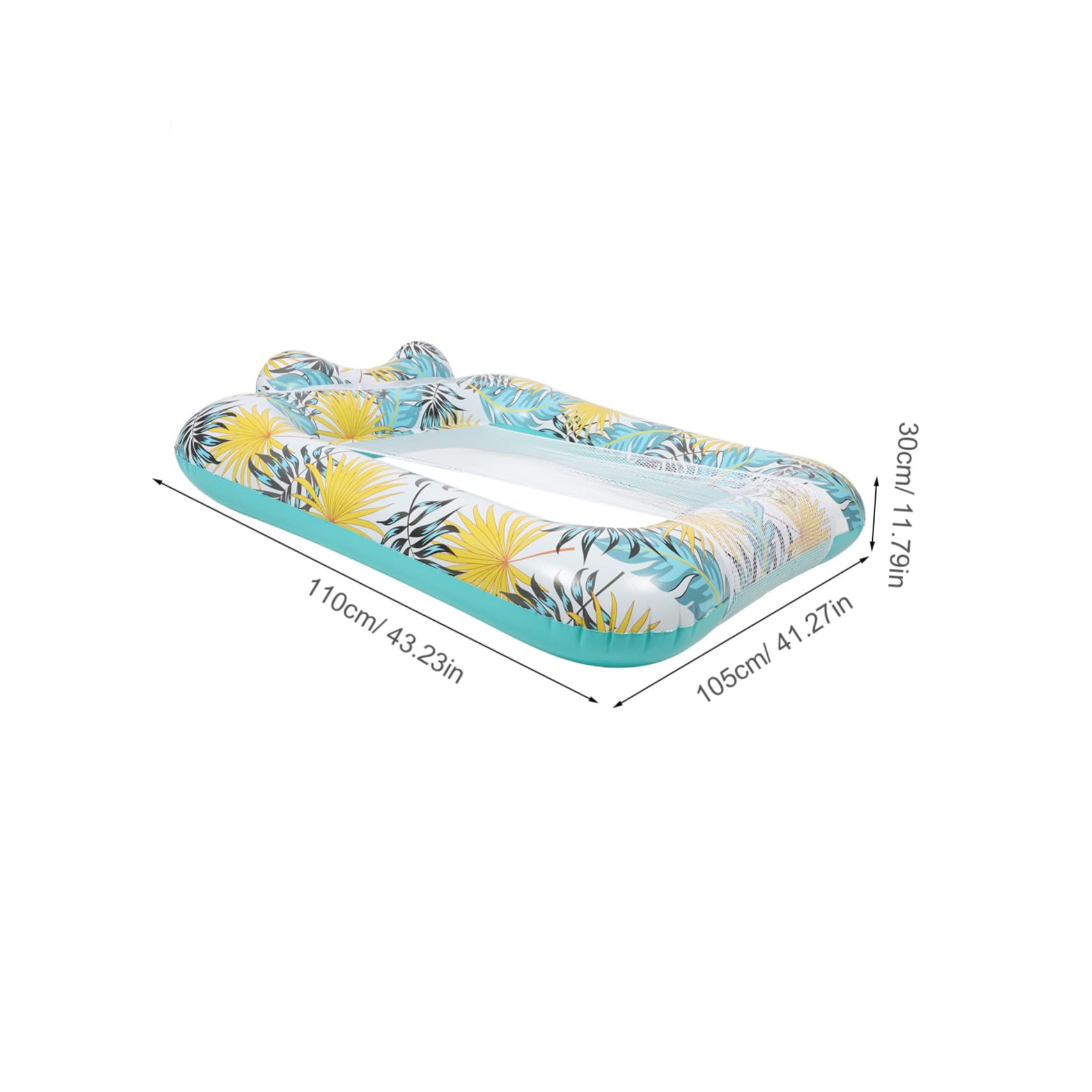 Aufblasbarer Liegesessel Pool aus PVC, Faltbar, Atmungsaktiv, für Urlaub