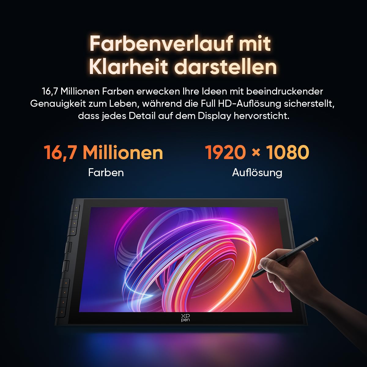 XPPen Artist 16 3rd Graphic Drawing Tablet with Screen